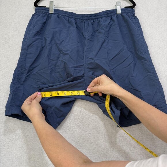 Patagonia Baggies Shorts Mens Large Blue Nylon Swim Trunks Fast Dry Drawstring - Picture 6 of 13